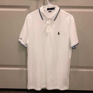 White polo shirt